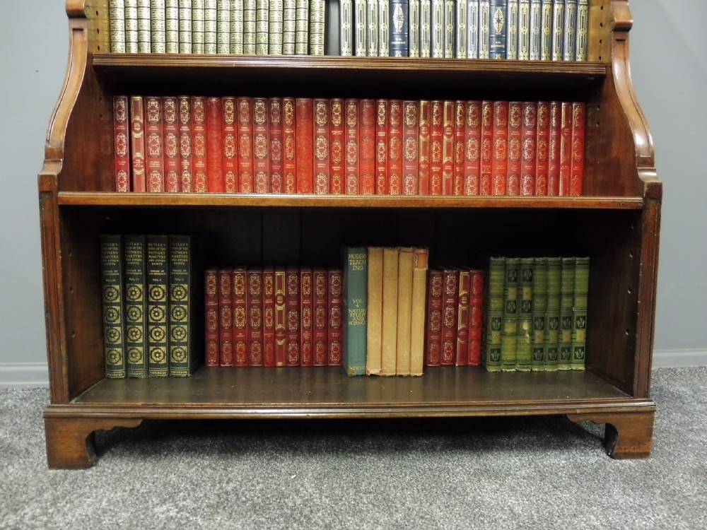 19TH CENTURY WALNUT WATERFALL BOOKCASE View VI