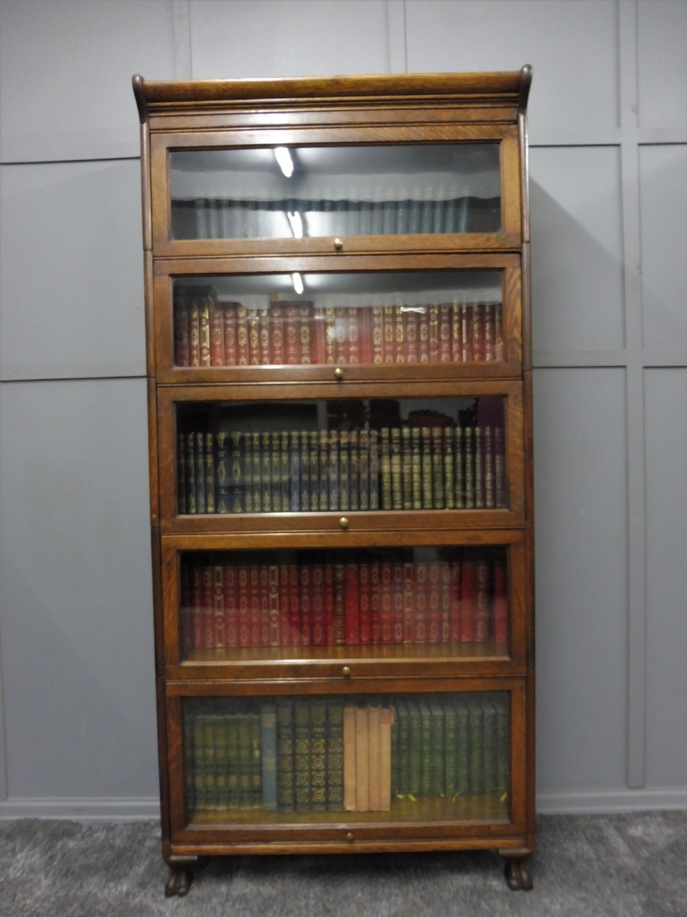 TALL OAK LAWYERS STACKING BOOKCASE View IV