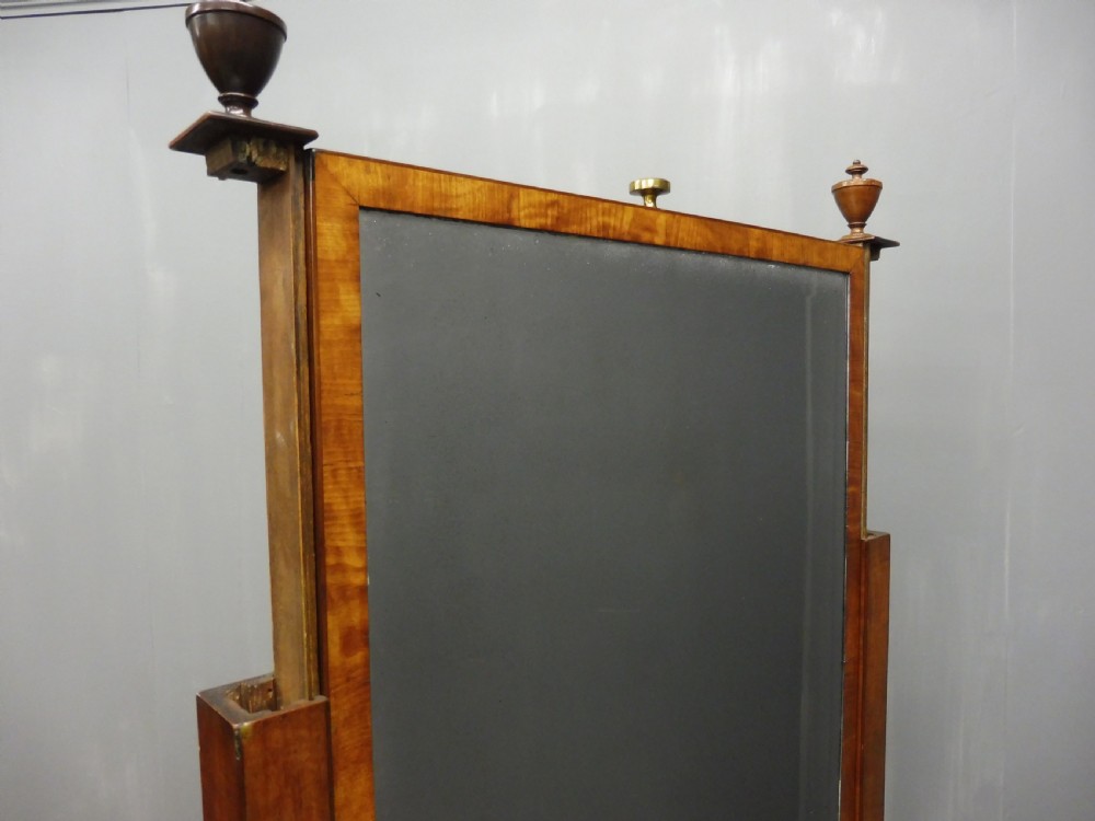 EARLY 19TH CENTURY CHEVAL DRESSING MIRROR View III