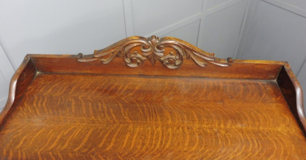 ANTIQUE OAK  LAWYERS BOOKCASE View X