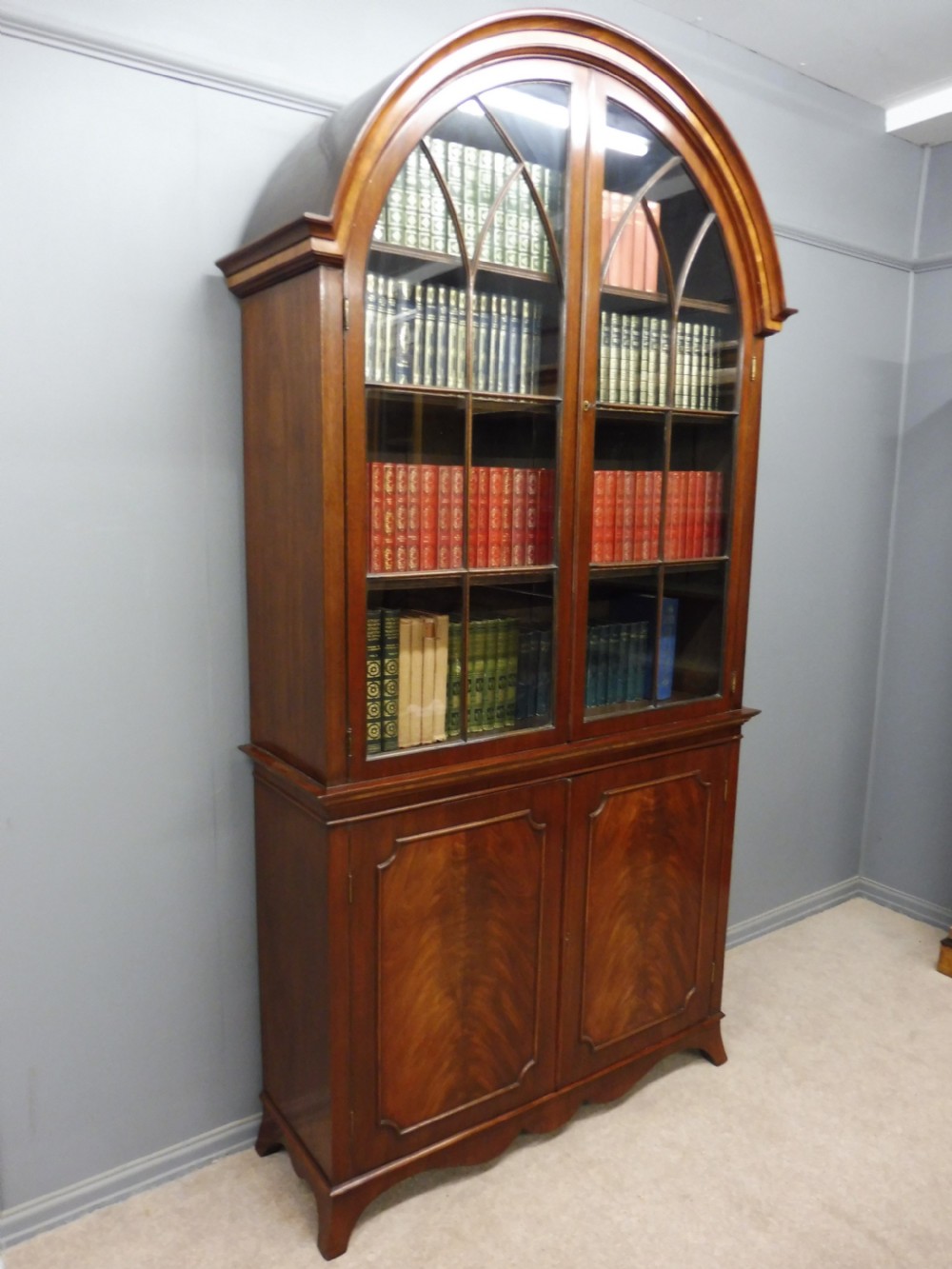 EDWARDIAN MAHOGANY BOOKCASE View II