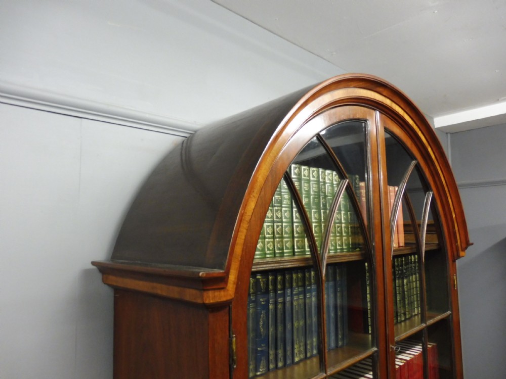 EDWARDIAN MAHOGANY BOOKCASE View IX