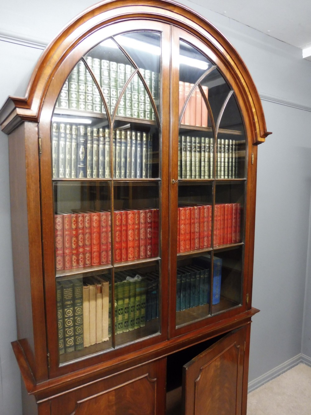 EDWARDIAN MAHOGANY BOOKCASE View X