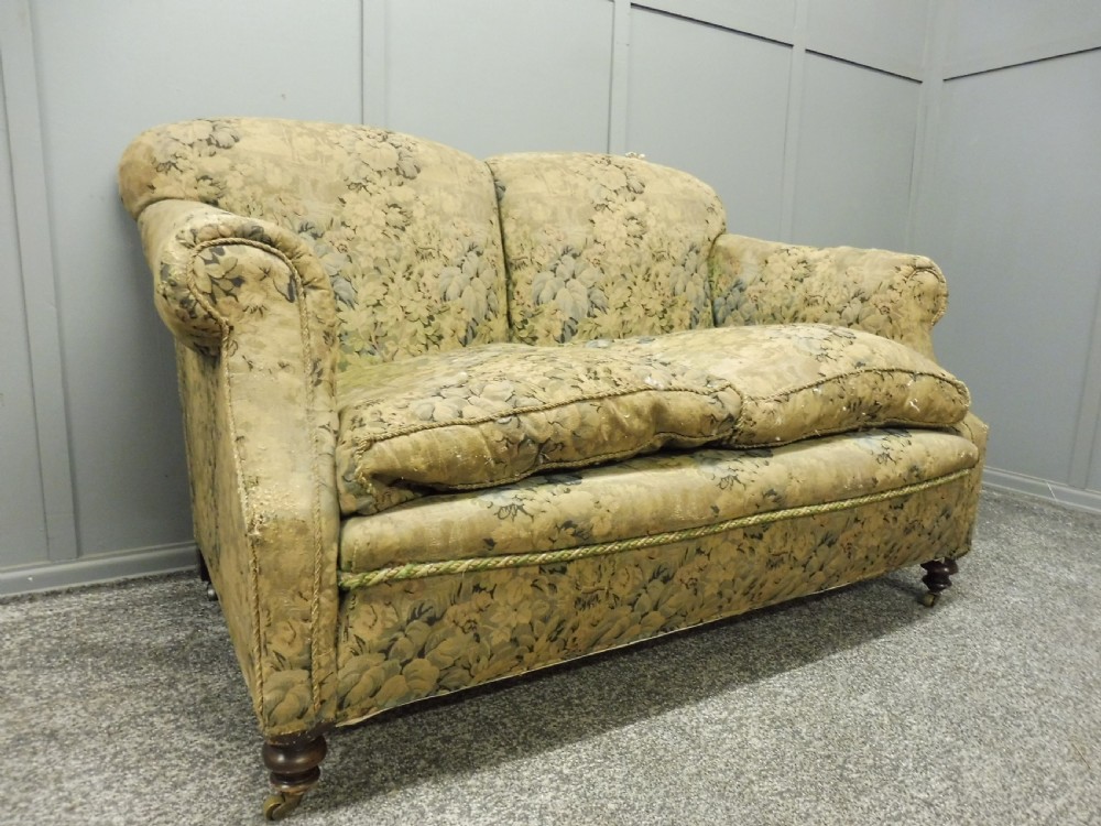 SMALL VICTORIAN SOFA FOR RECOVERING