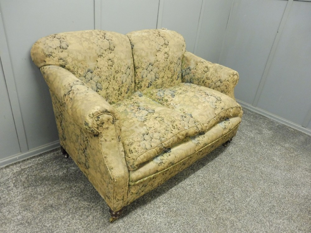 SMALL VICTORIAN SOFA FOR RECOVERING View III