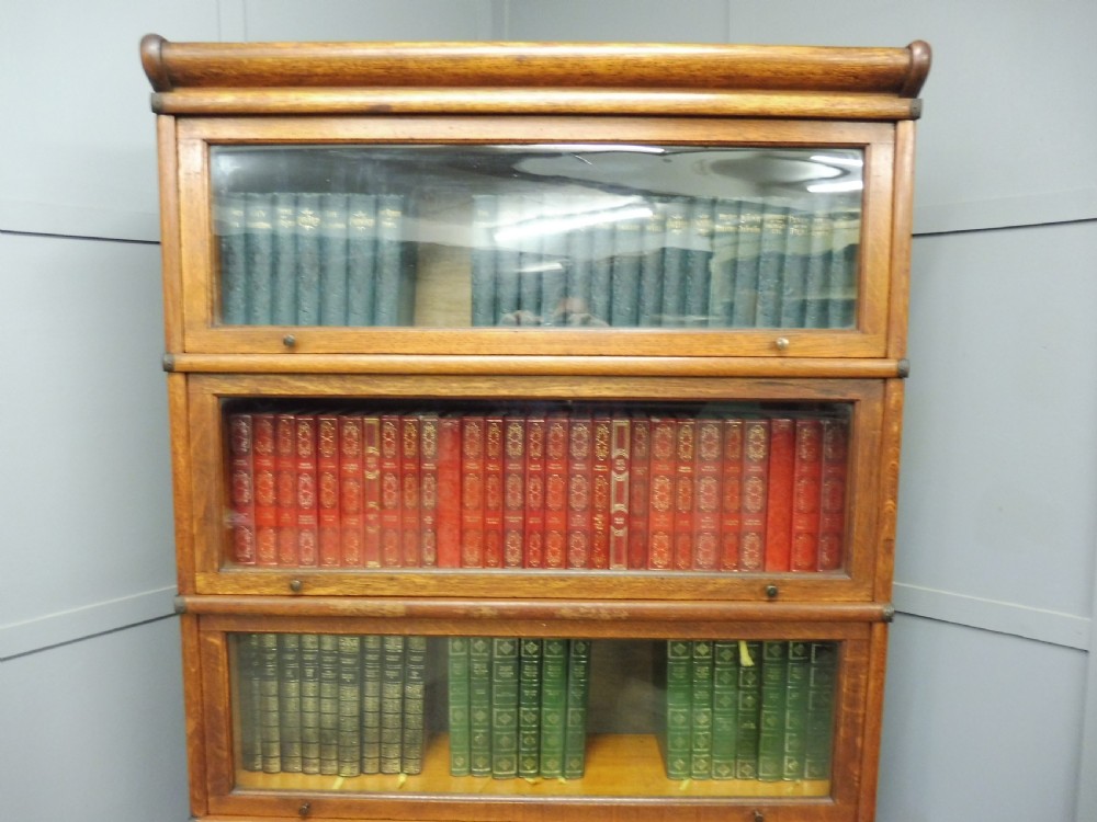 TALL OAK GLOBE WERNICKE LAWYERS BOOKCASE View III