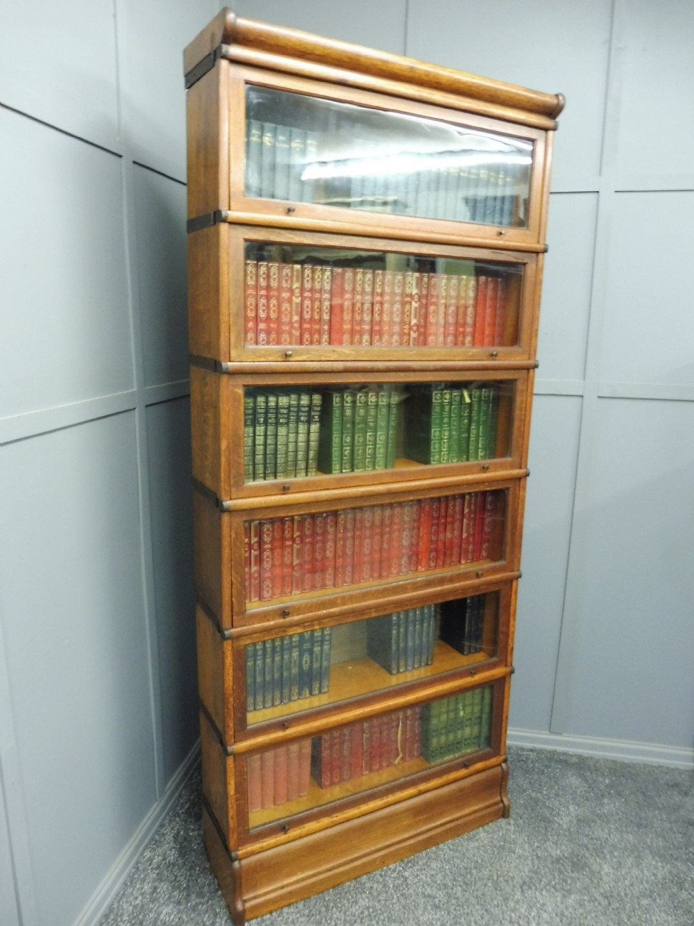 TALL OAK GLOBE WERNICKE LAWYERS BOOKCASE View VII