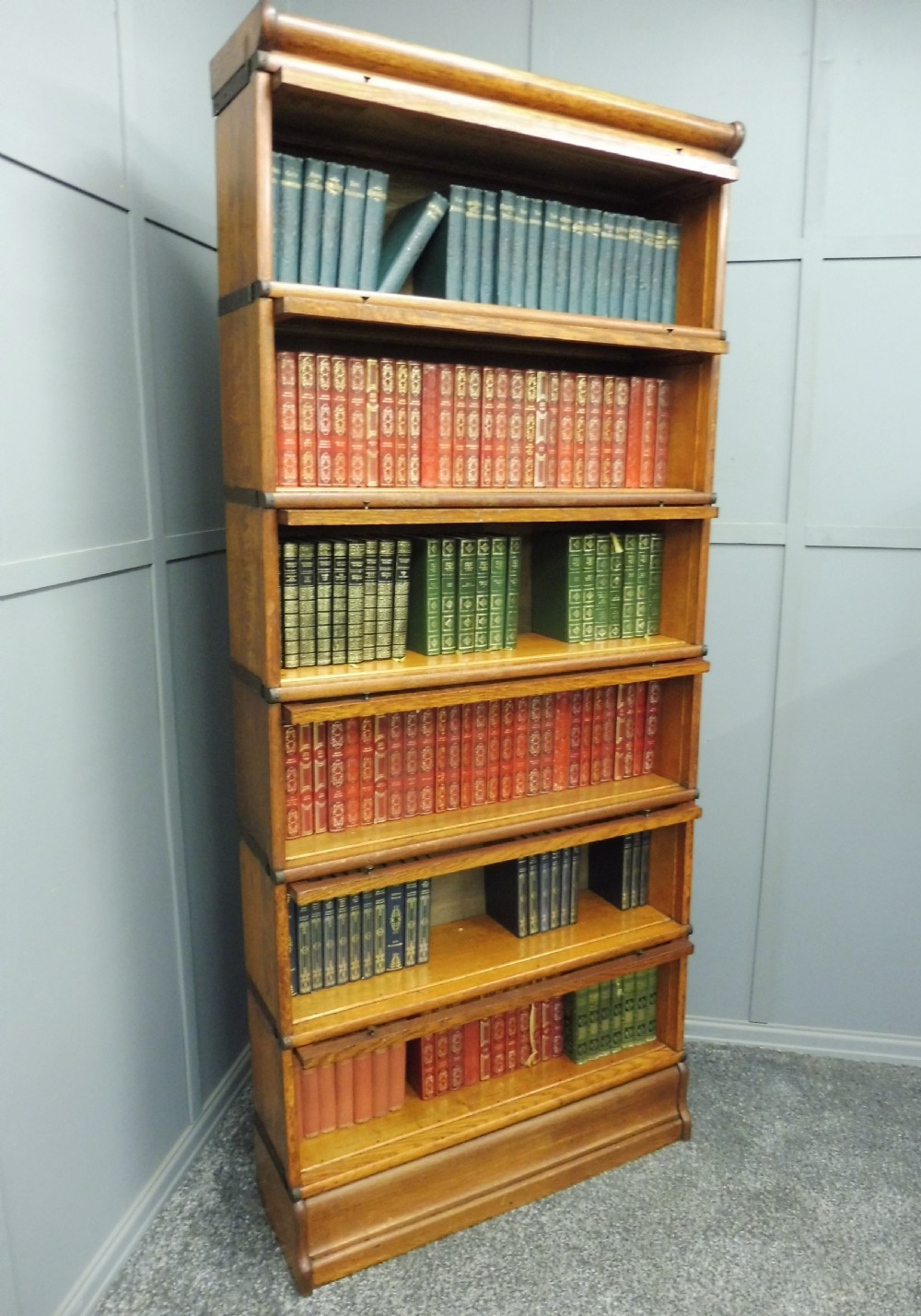 TALL OAK GLOBE WERNICKE LAWYERS BOOKCASE View VIII