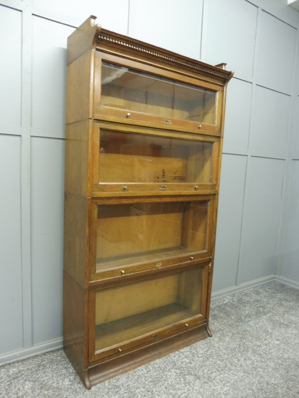 OAK LAWYERS BOOKCASE BY LEBUS View VI
