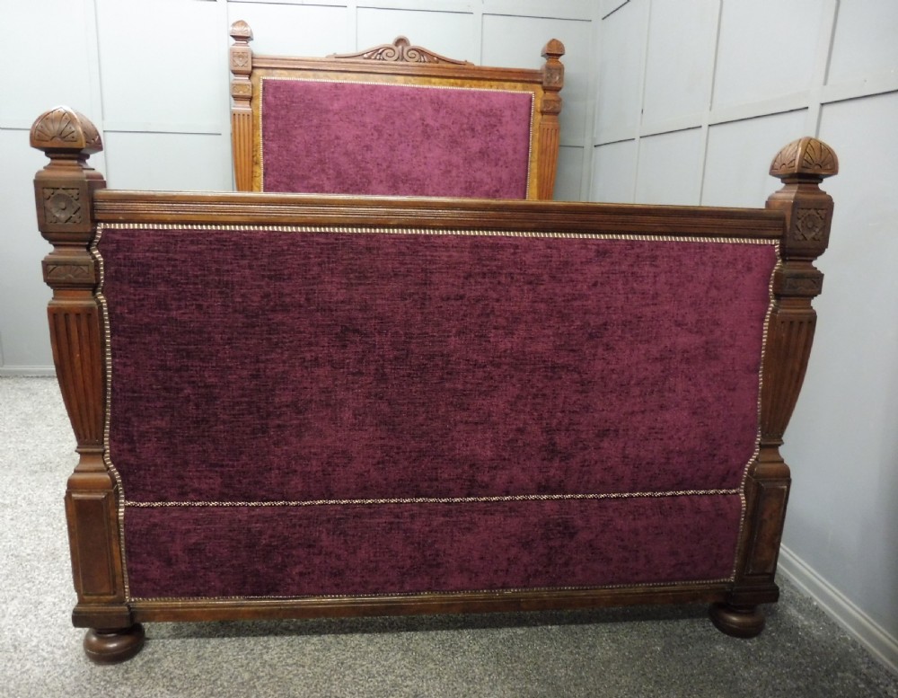 Superior Victorian WYLIE & LOCHHEAD King Size Bed Burr Walnut  View VI