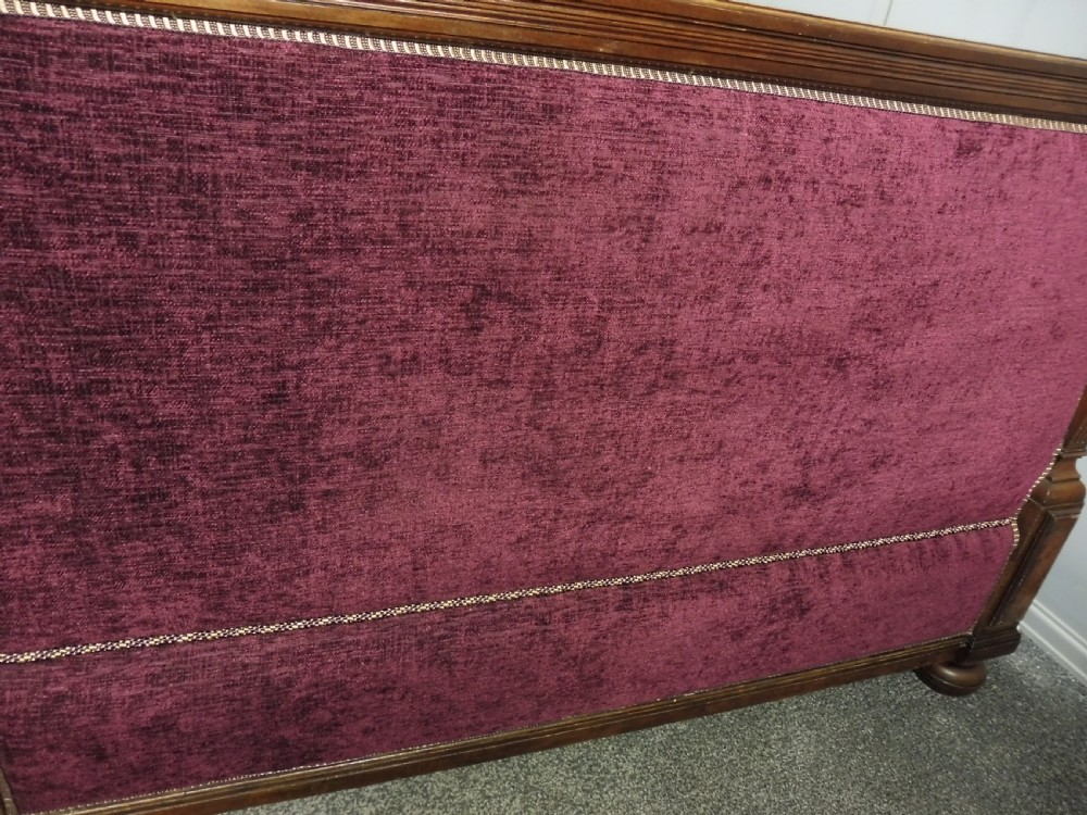 Superior Victorian WYLIE & LOCHHEAD King Size Bed Burr Walnut  View VIII