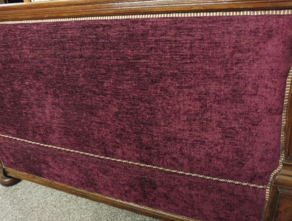 Superior Victorian WYLIE & LOCHHEAD King Size Bed Burr Walnut  View IX