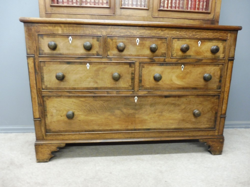 EARLY 19TH CENTURY BOOKCASE ON CHEST View III