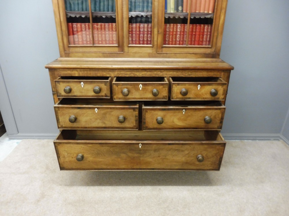 EARLY 19TH CENTURY BOOKCASE ON CHEST View V