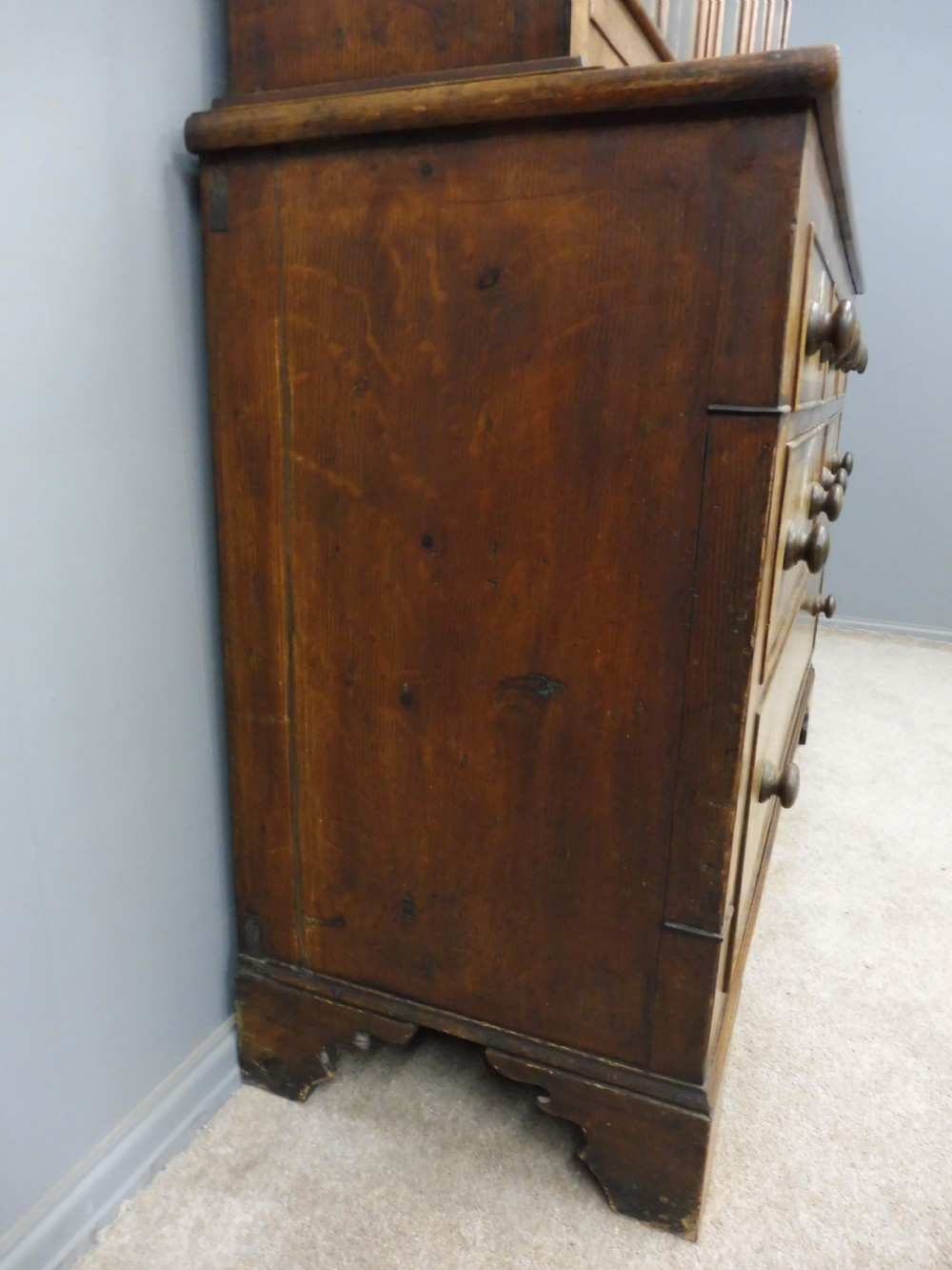 EARLY 19TH CENTURY BOOKCASE ON CHEST View VIII