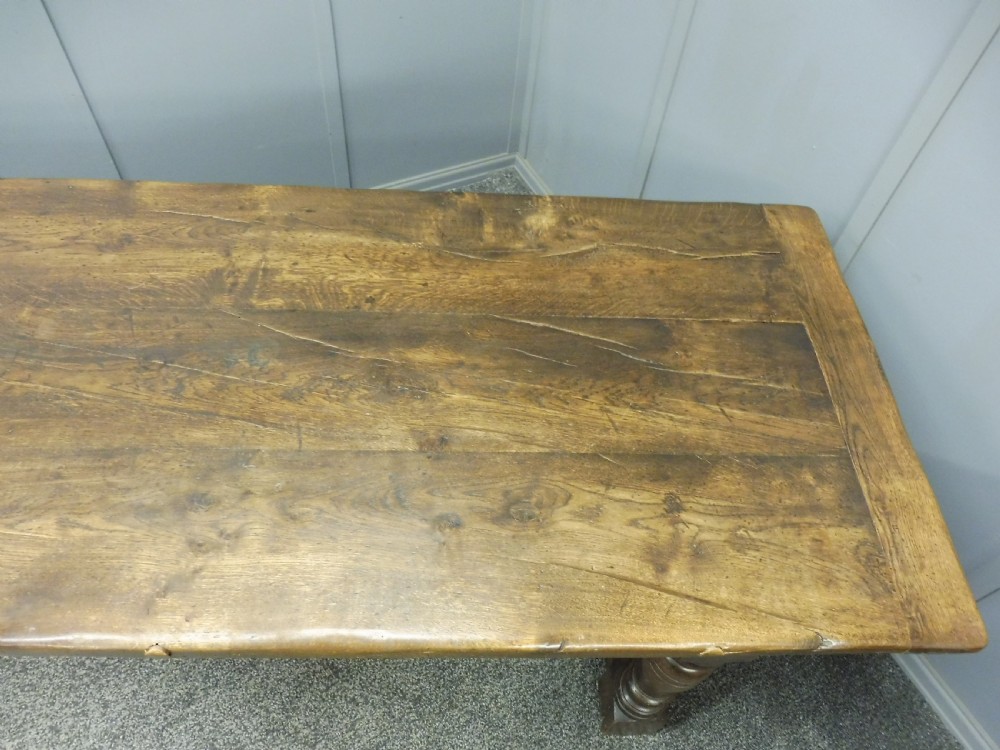 LARGE OAK REFECTORY TABLE View III