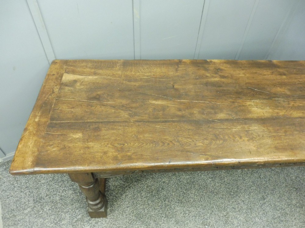 LARGE OAK REFECTORY TABLE View IV