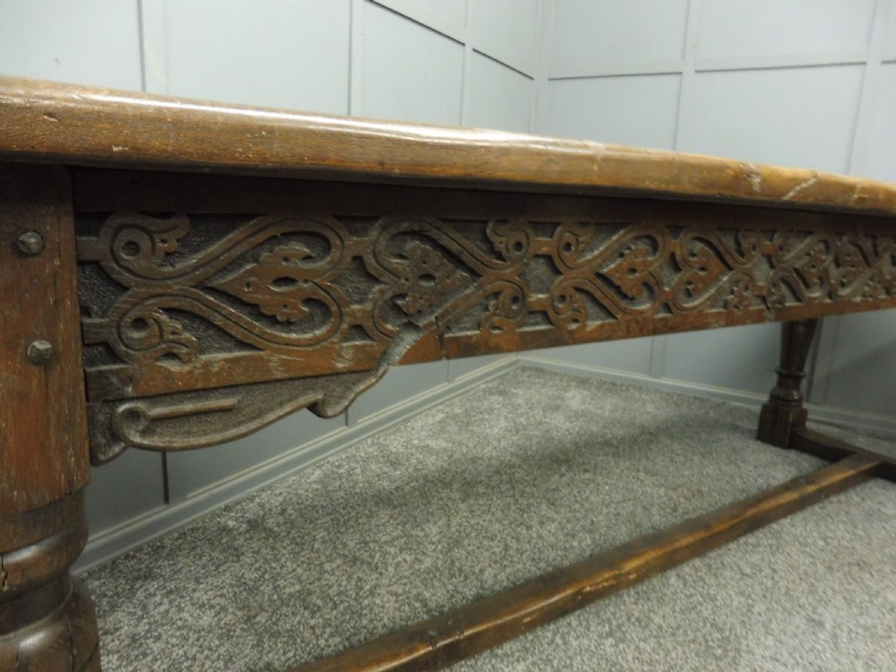 LARGE OAK REFECTORY TABLE View VII