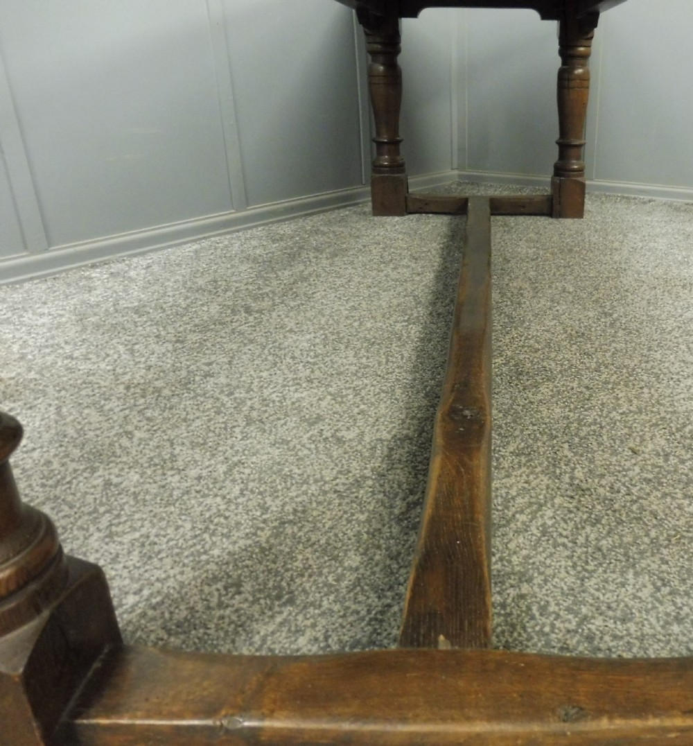 LARGE OAK REFECTORY TABLE View XVII