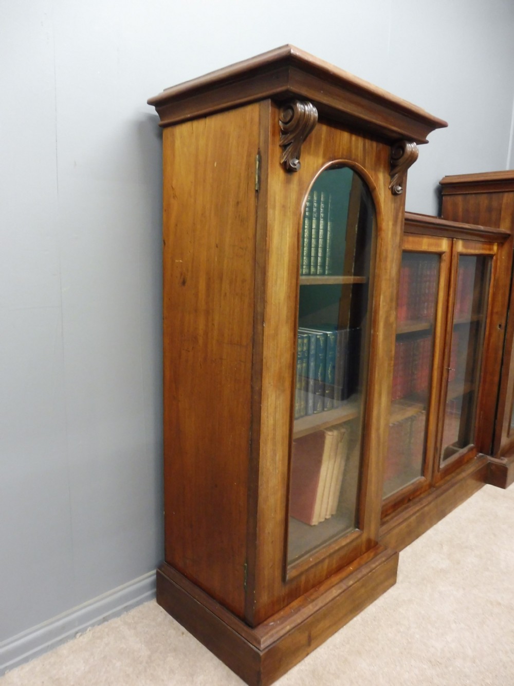 VICTORIAN FOUR DOOR BOOKCASE View III