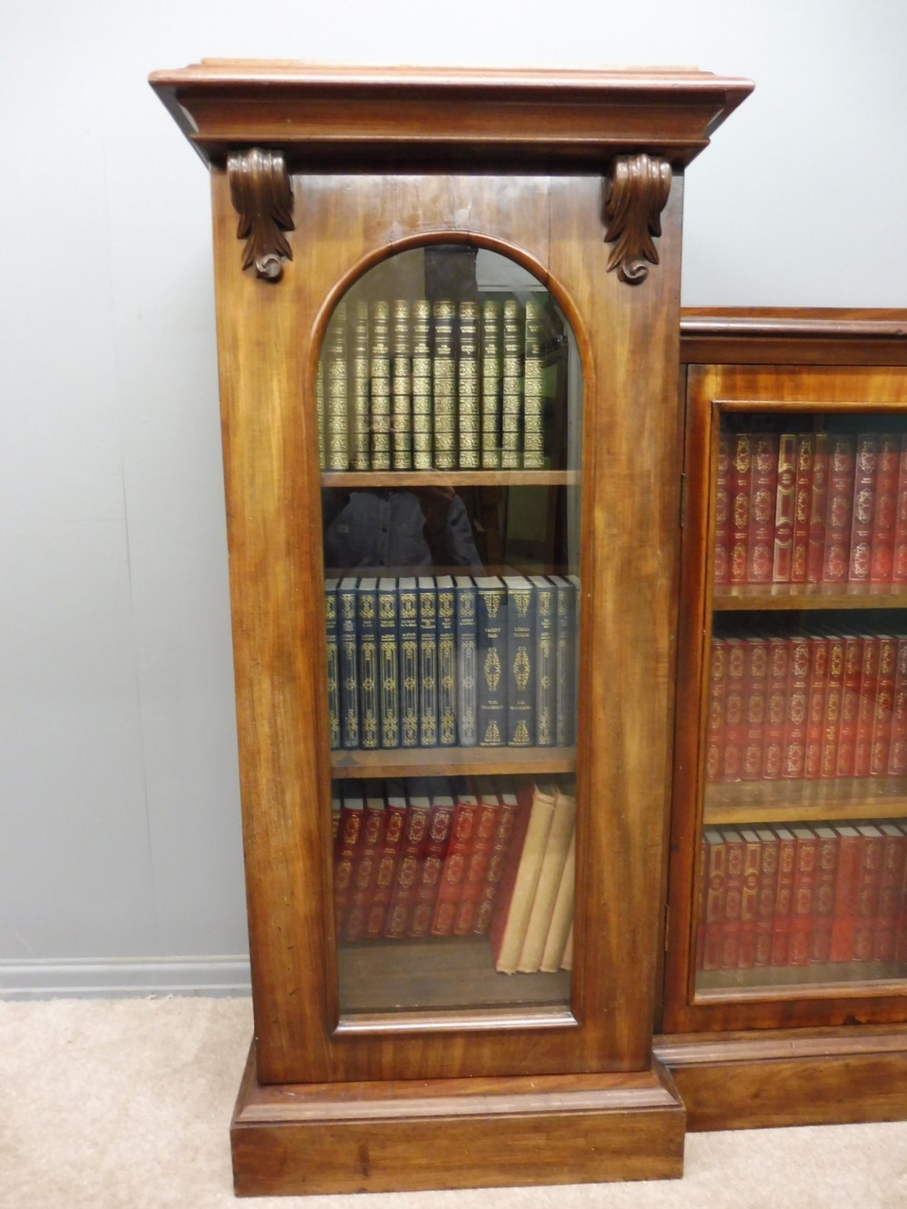 VICTORIAN FOUR DOOR BOOKCASE View IV