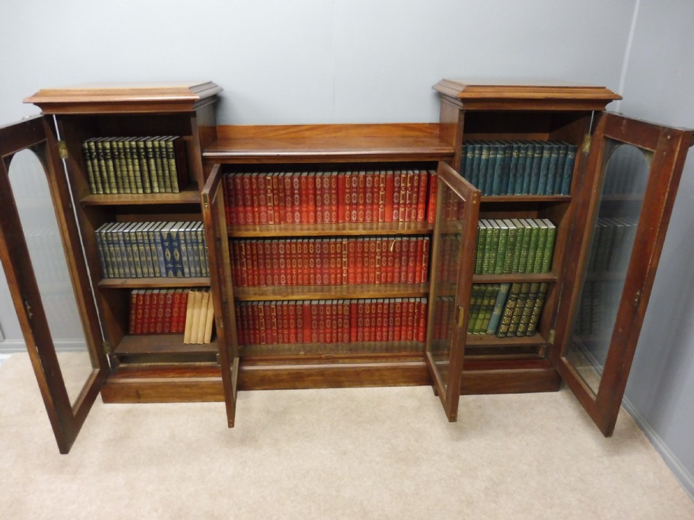 VICTORIAN FOUR DOOR BOOKCASE View XI