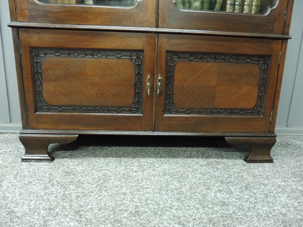 EDWARDIAN MAHOGANY BOOKCASE CIRCA 1910 View VI