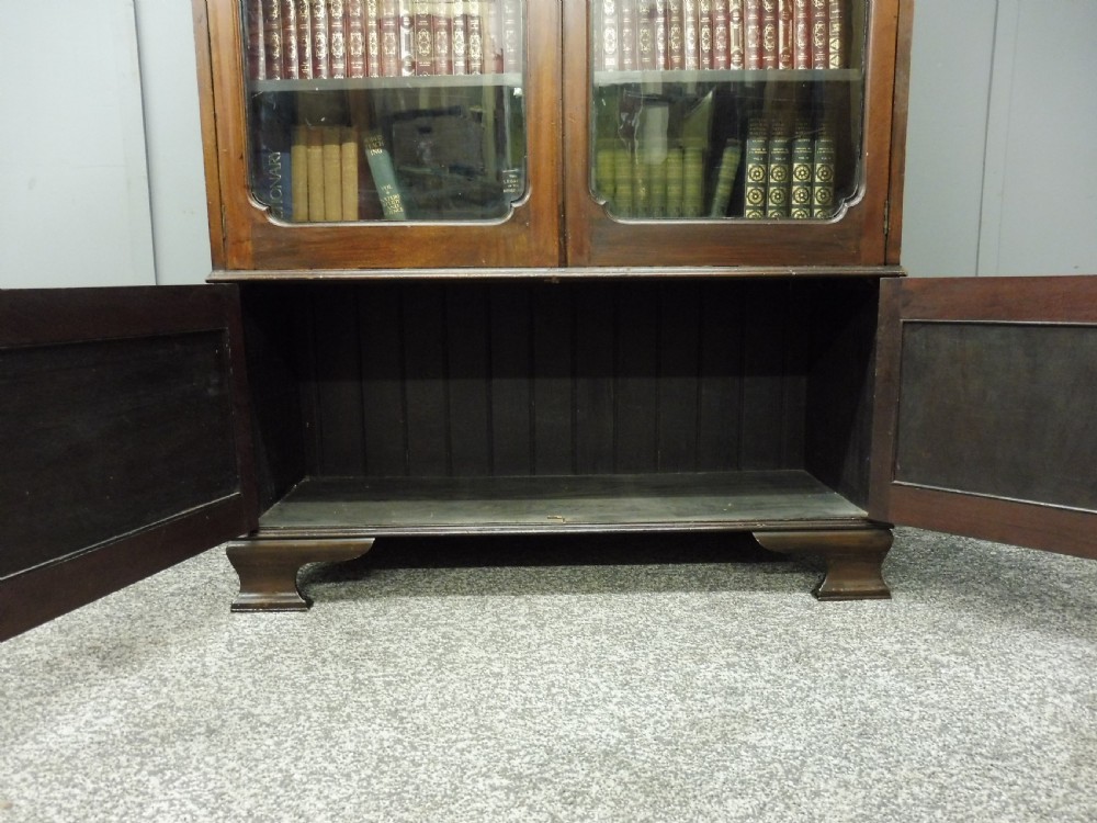 EDWARDIAN MAHOGANY BOOKCASE CIRCA 1910 View IX