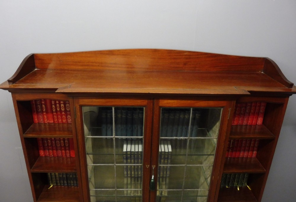 SUPERIOR QUALITY ARTS AND CRAFTS BOOKCASE BY LIBERTY AND CO View V