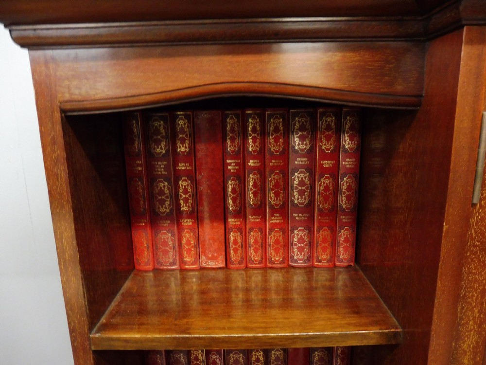SUPERIOR QUALITY ARTS AND CRAFTS BOOKCASE BY LIBERTY AND CO View VII