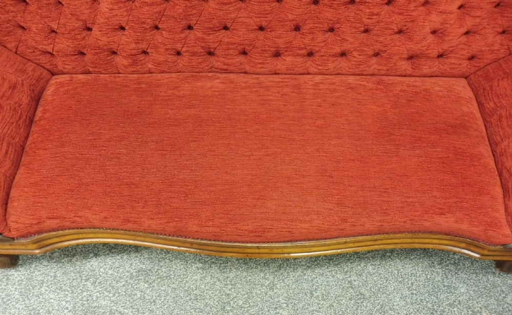 VICTORIAN PERIOD SCROLL END SOFA View VII