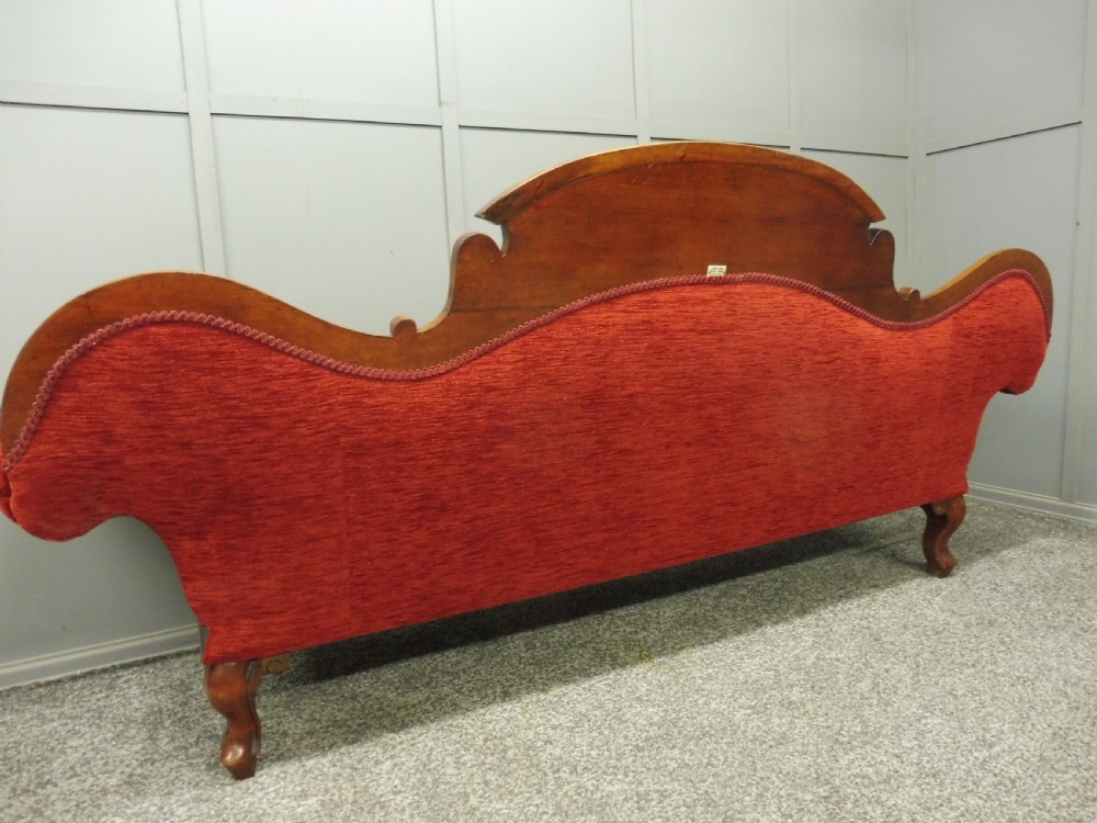 VICTORIAN PERIOD SCROLL END SOFA View XI