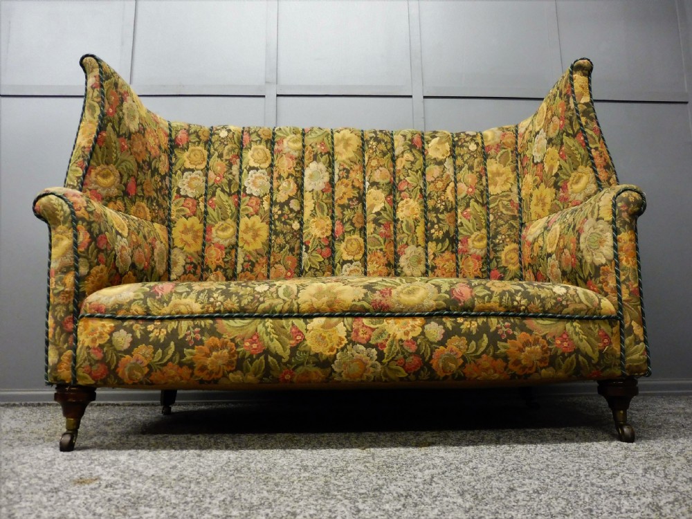 19TH CENTURY DEEP WINGED SOFA View III
