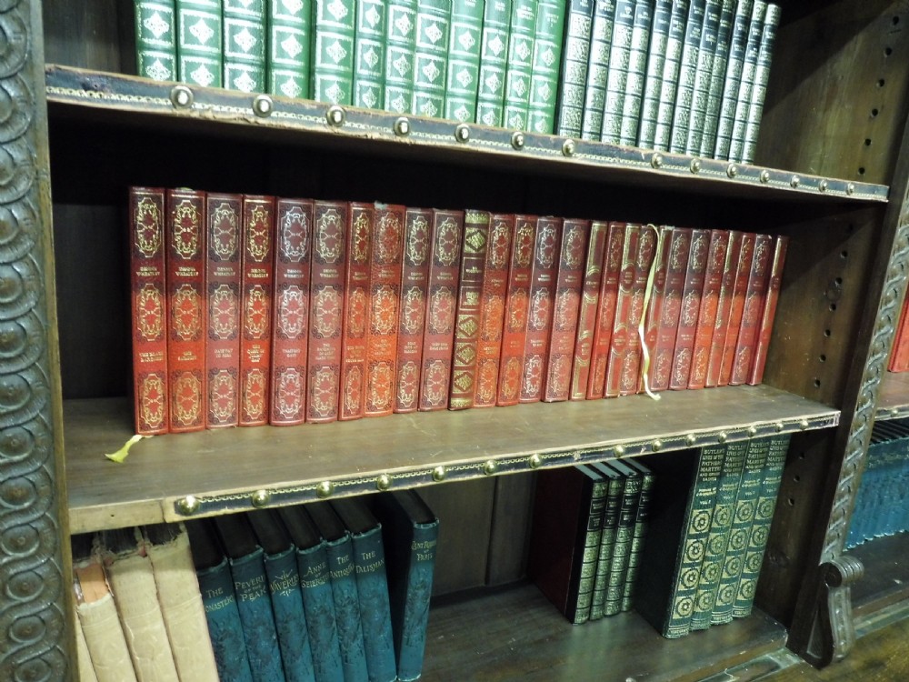 LARGE VICTORIAN OAK COUNTRY HOUSE BOOKCASE View XIV