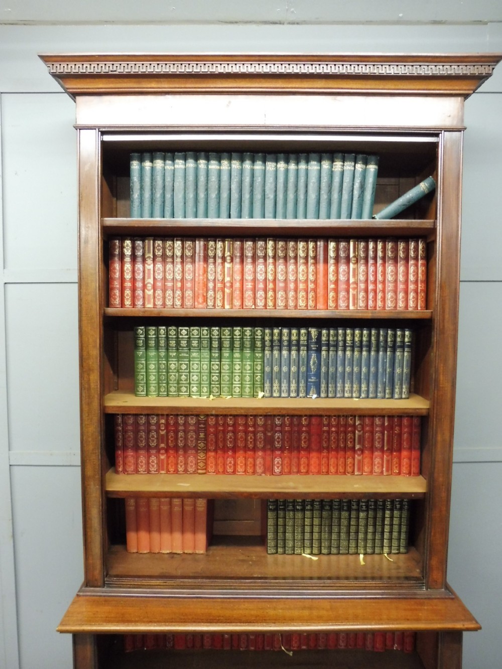 VICTORIAN MAHOGANY OPEN BOOKCASE View IV