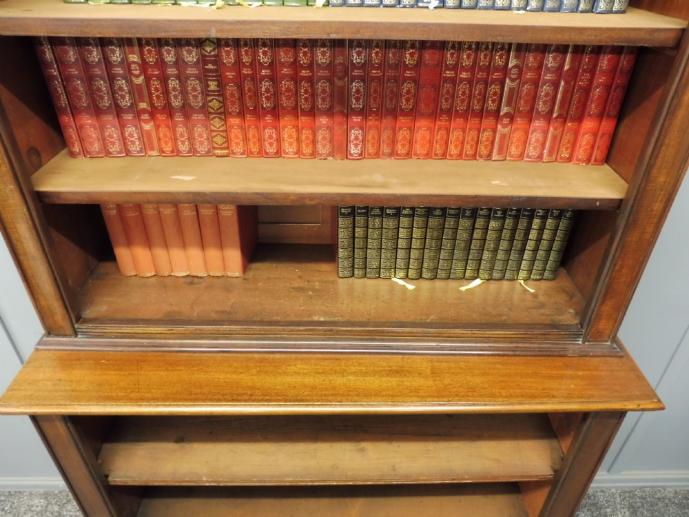VICTORIAN MAHOGANY OPEN BOOKCASE View IX