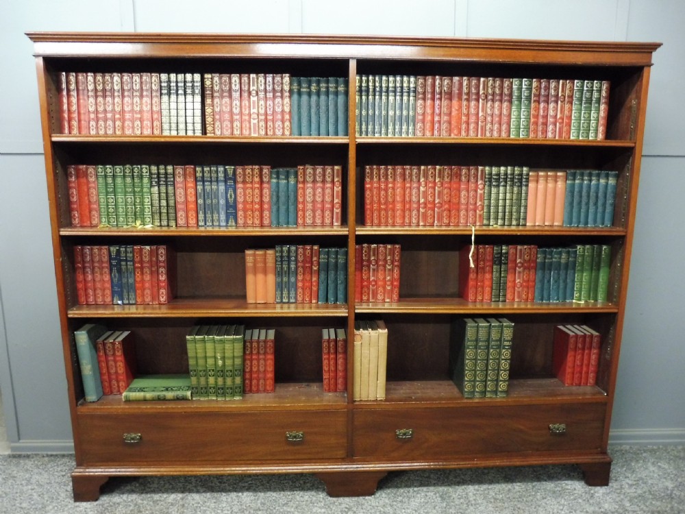 LARGE EDWARDIAN MAHOGANY BOOKCASE View III