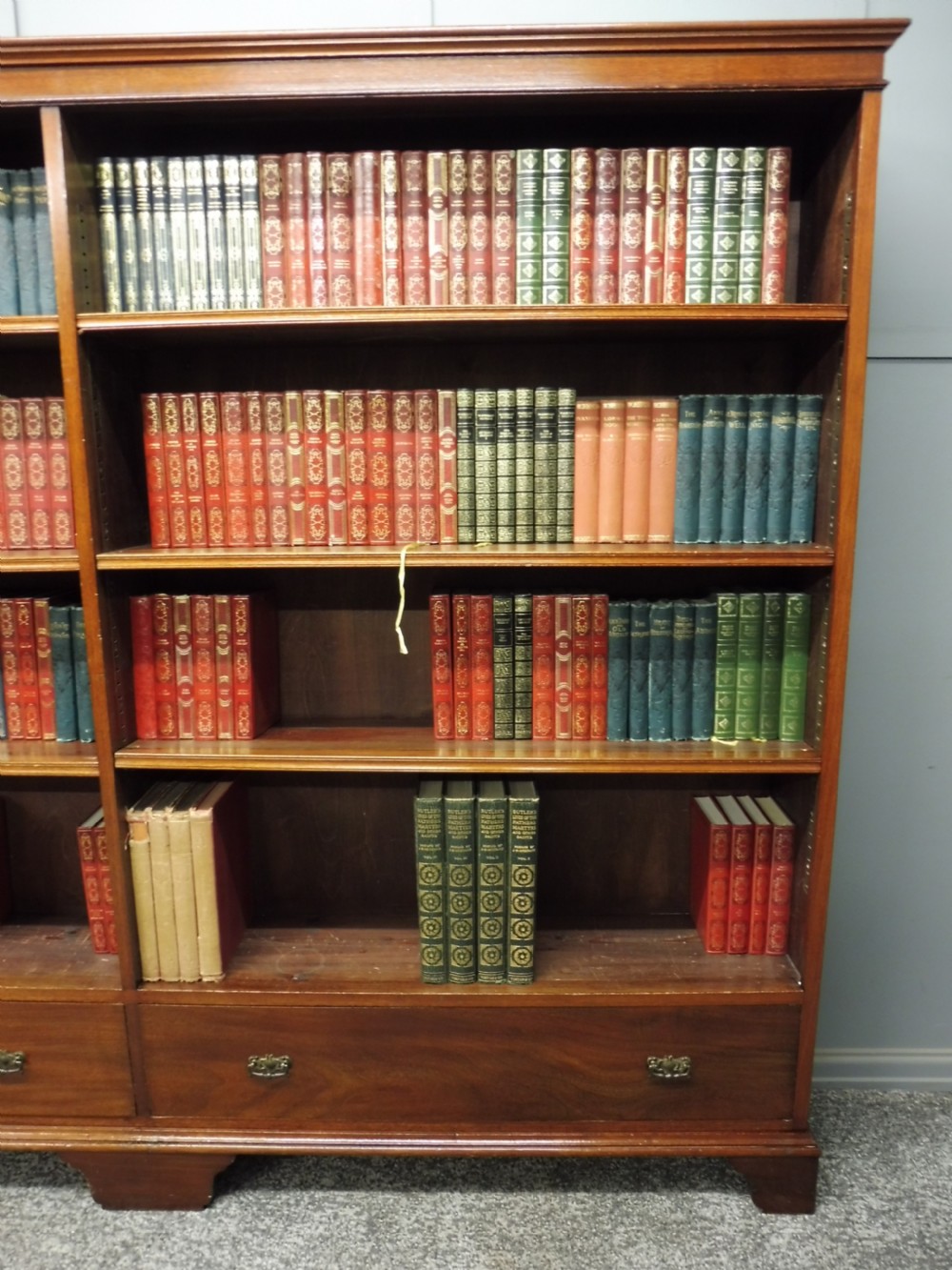 LARGE EDWARDIAN MAHOGANY BOOKCASE View VII