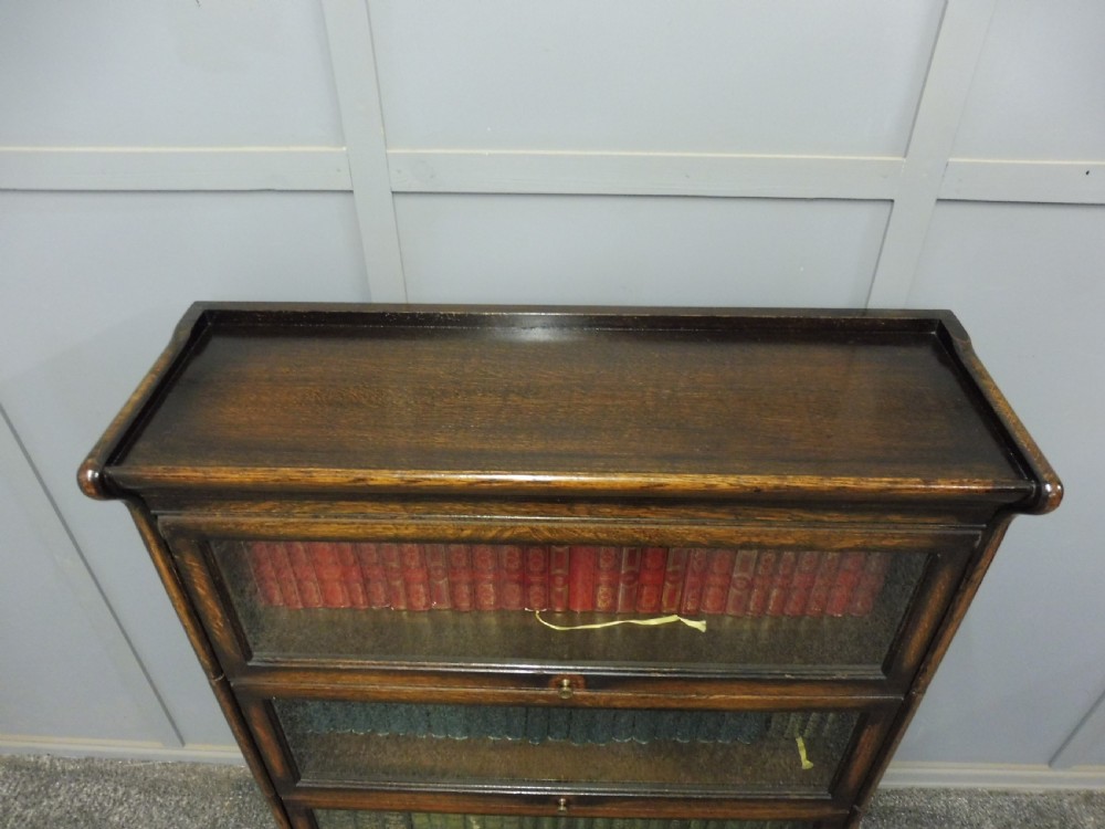 OAK 3 HEIGHT LAWYERS BOOKCASE View V