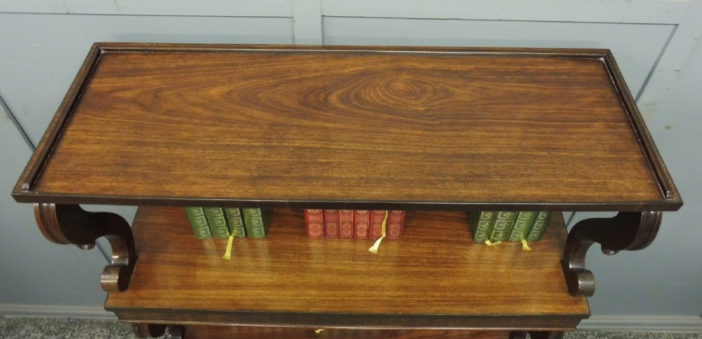 EARLY 19TH CENTURY ROSEWOOD BOOKSHELVES View V