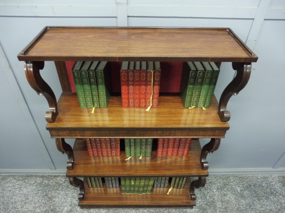 EARLY 19TH CENTURY ROSEWOOD BOOKSHELVES View VI