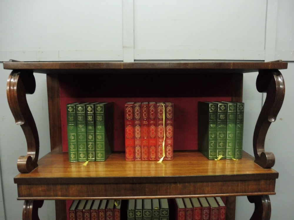 EARLY 19TH CENTURY ROSEWOOD BOOKSHELVES View VII