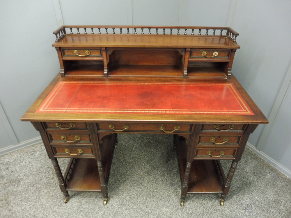 19TH CENTURY MAHOGANY DESK View IV
