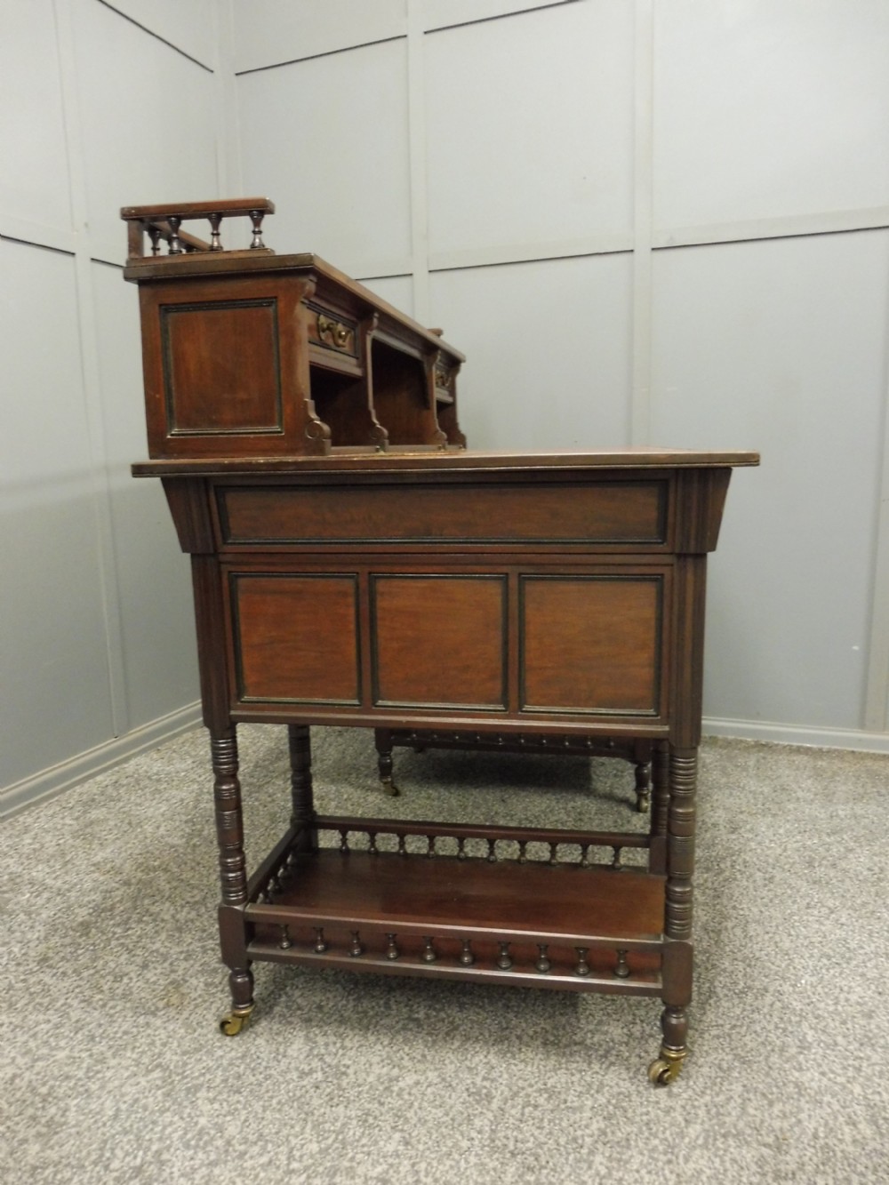 19TH CENTURY MAHOGANY DESK View VI