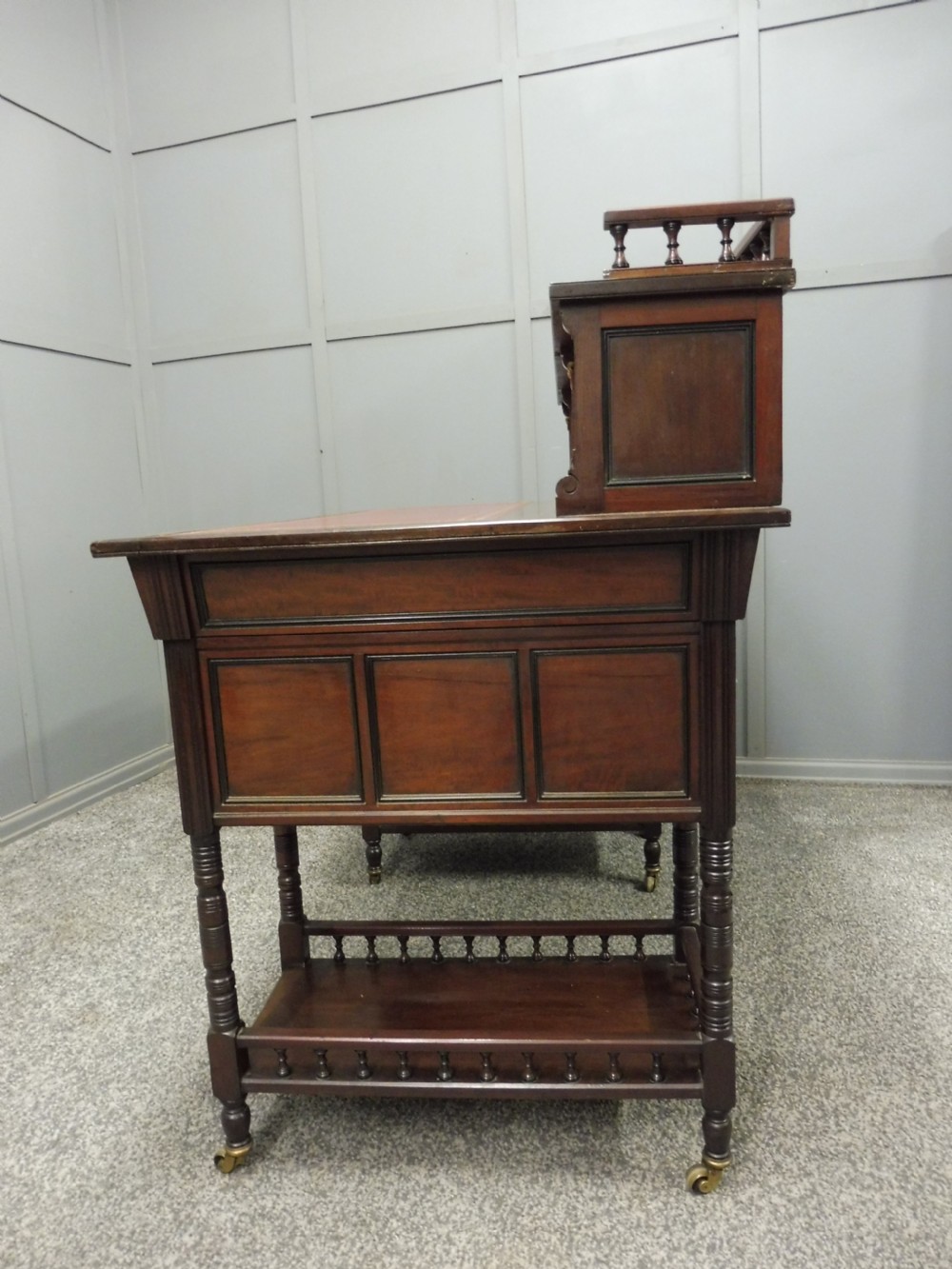 19TH CENTURY MAHOGANY DESK View VIII