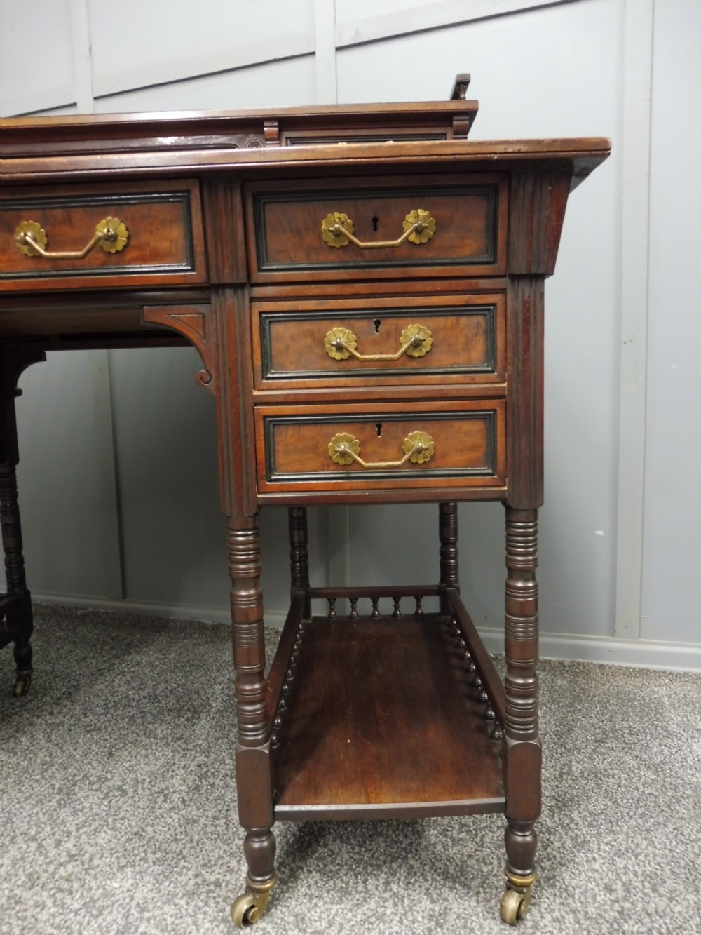 19TH CENTURY MAHOGANY DESK View X