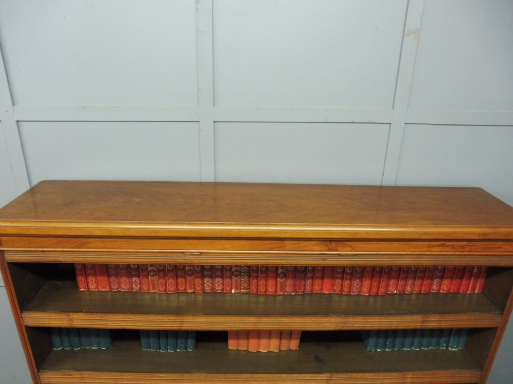 LARGE VICTORIAN WALNUT BOOKCASE View VIII