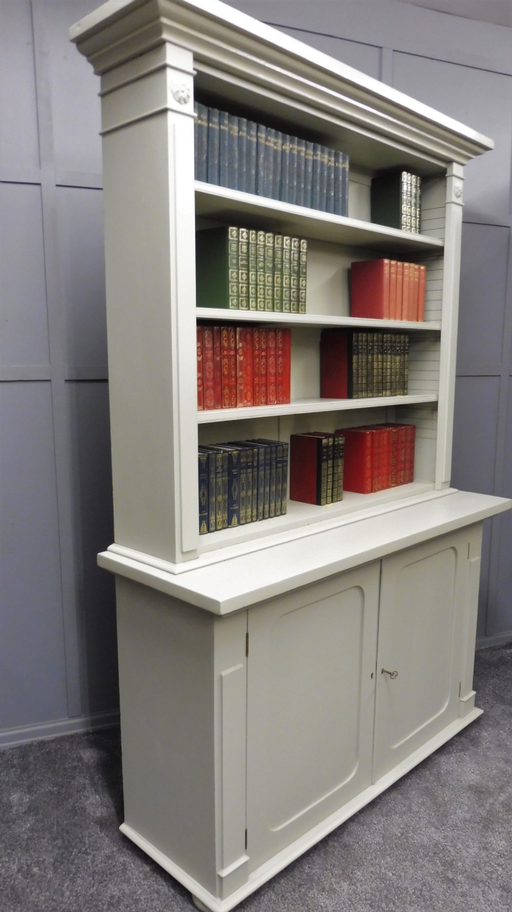 VICTORIAN PAINTED BOOKCASE View IX