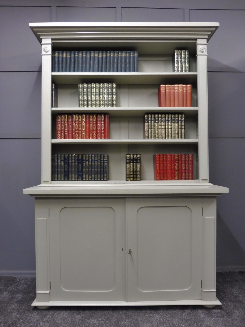VICTORIAN PAINTED BOOKCASE View X