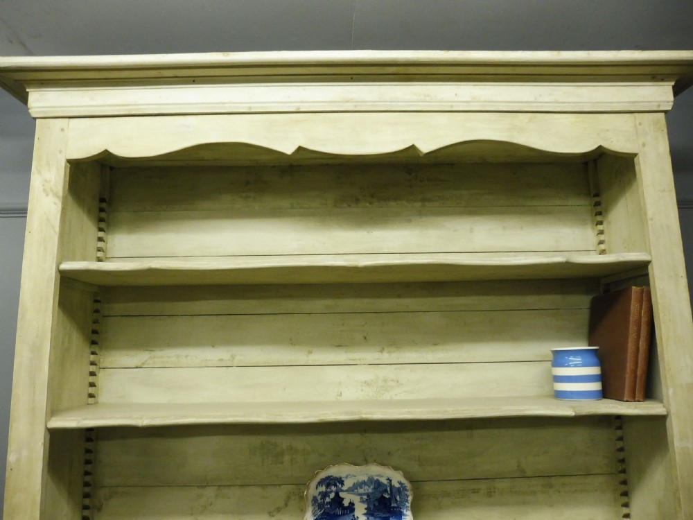 LARGE RUSTIC PAINTED FRENCH BOOKCASE View XIII